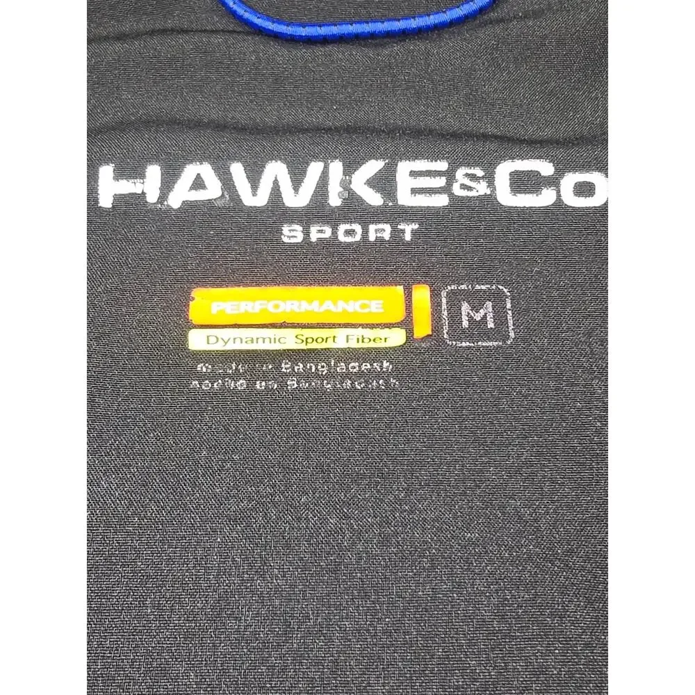 Hawke & Co Coat Jacket Mens Size M Blue Hooded Full Zip Outdoor